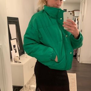 Free People Puffer - Green